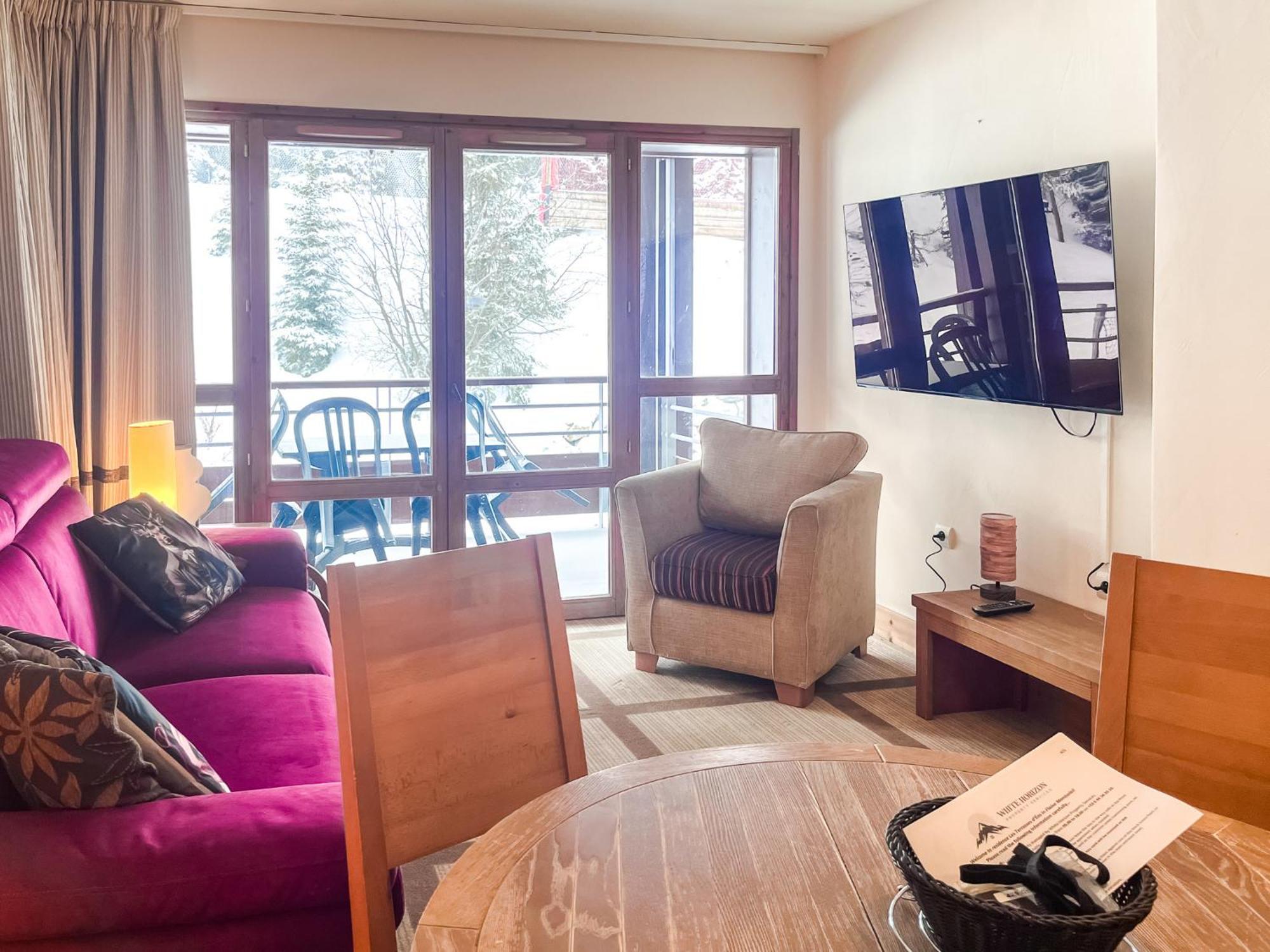 Large One-Bedroom Apartment, Wheelchair Adapted, Les Terrasses D'Eos แฟลน ภายนอก รูปภาพ
